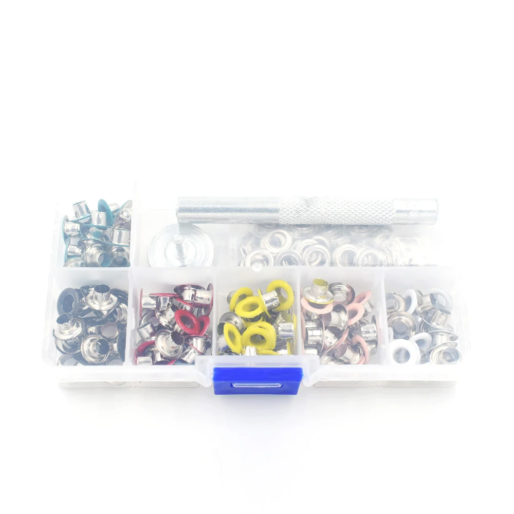 

5mm multicolor corns buckle. Eyelet tools Clothing accessorie 300# Paint color eyelets. Eyelets rivets. Corn. Color buttonholes.