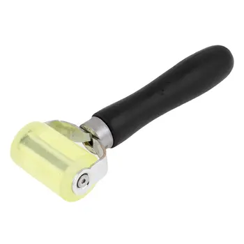 

Wooden Handle Auto Sound Deadening Application Rubber Roller Black Clear Green