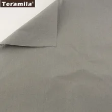 Solid Grey Color Home Textile Cotton Linen Fabric Sewing Material Tissu Tablecloth Pillow TERAMILA Bag Curtain Cushion Pillow CM