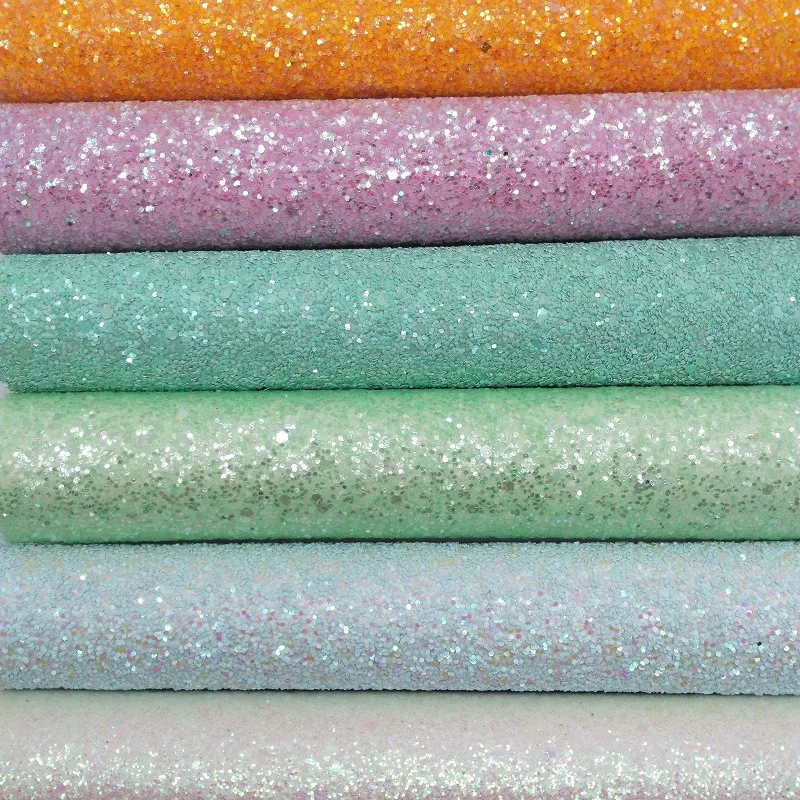 

1PCS A4 SIZE 21X29cm Chunky Glitter Leather For Bow DIY handbags shoes MJ001C