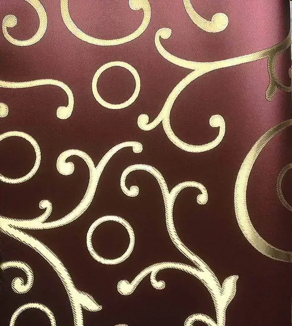 Cx6 60601 europeo moderno estilo abstracto, vinilo de lujo hoja dorado