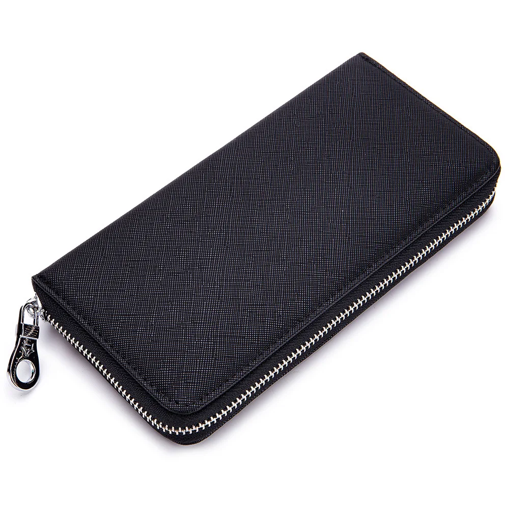 SOUTH GOOSE Men Wallet PU Leather Classic Long Clutch Wallets Male Large Capacity Credit Card Holder Women Travel Passport Purse