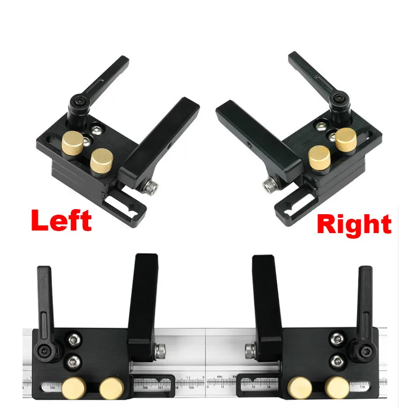 

1Pc Aluminum Alloy Miter Track Stop for T-Slot T-Tracks Woodworking DIY Wood Working Tools