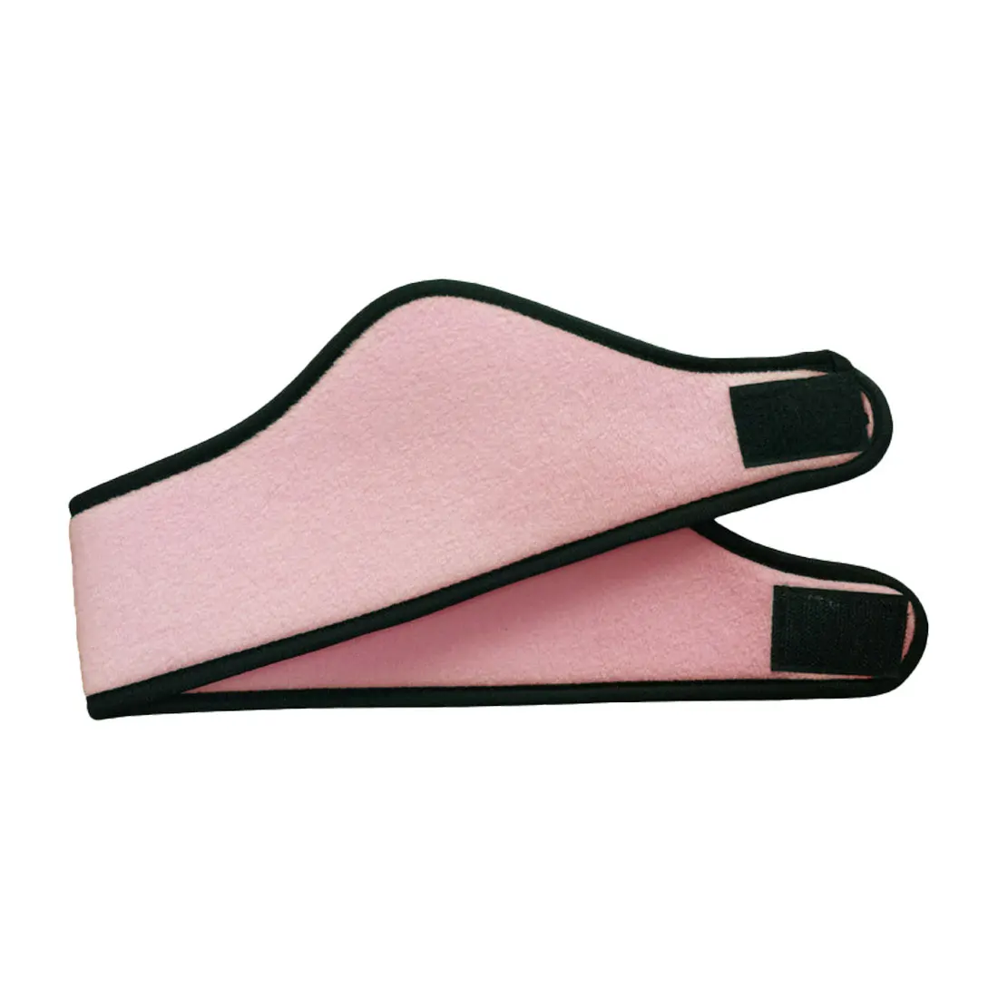 Удобные женские и мужские эластичные накладки на уши зимние лыжные наушники грелка головная повязка полярный флис Защитная спандекс повязка для волос головной убор - Цвет: Pink