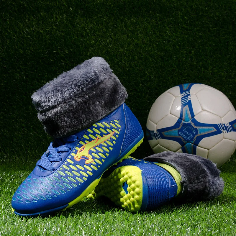 Dual Use Removeable Velvet Liner High Top Football Boots