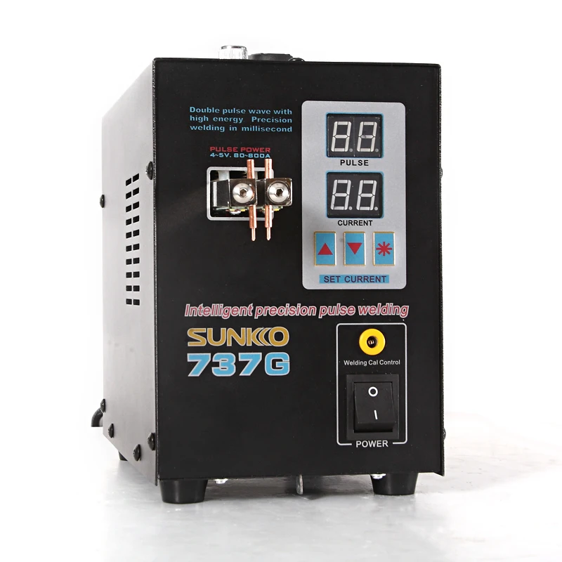 SUNKKO 737G Battery Spot welder 1.5kw LED light Spot Welding Machine for 18650 battery pack welding precision pulse spot welders SUNKKO 737G Battery Spot welder 1.5kw LED light Spot Welding Machine for 18650 battery pack welding precision pulse spot welders