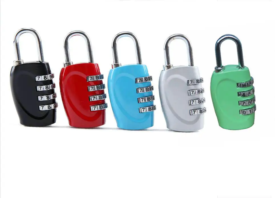5PCS Password Combination Code Number Lock Padlock For Luggage Zipper Bag Backpack Handbag