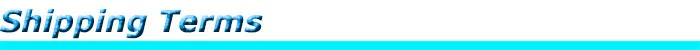 shipping terms