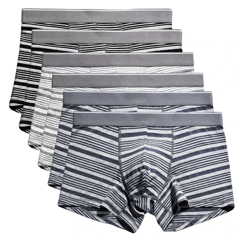 Aliexpress.com : Buy 4XL Brand Striped Boxers Men Underwear Striped ...