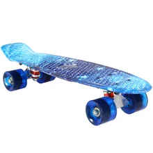 22inch Starry Sky Skateboard 100kg Load Retro Skate Board Mini Board Outdoor Sport Street Skateboarding for Adult Child Gift
