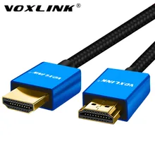 VOXLINK ULTRA HD HDMI кабель 4K* 2K 1080P 3D HDMI к HDMI кабель для BLURAY PS3 PS4 HDTV xbox 360 3 фута 6 футов 10 футов Плетеный HDMI шнур