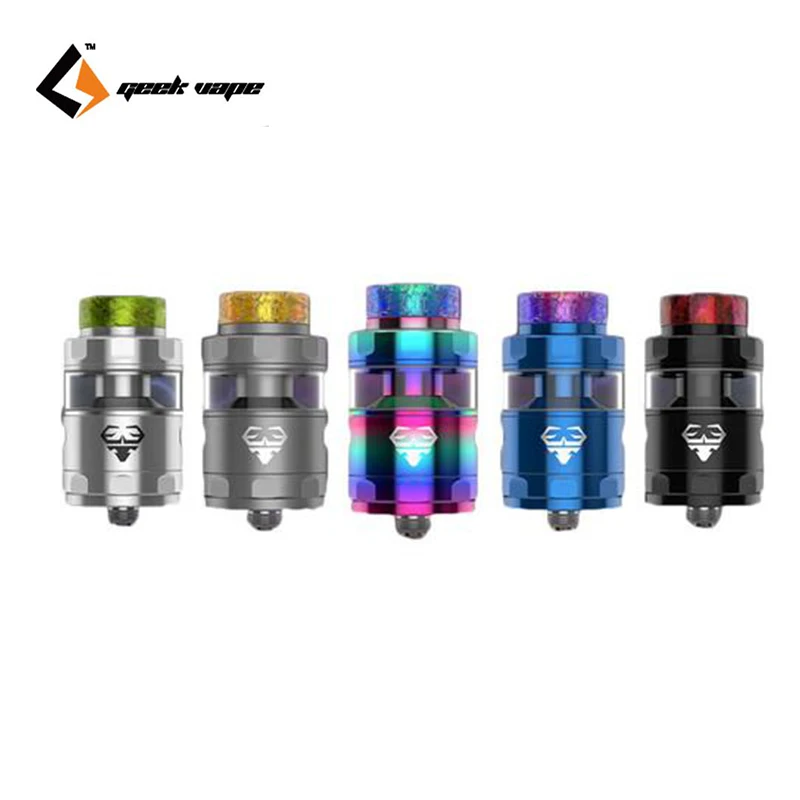 

Original Geekvape Blitzen RTA 24mm 2ml/5ml Atomizer Large Airflow with Postless Build Deck Support both Single and Dual Coil