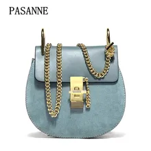 PASANNE новая женская сумка из коровьей кожи Модная Маленькая женская сумка из натуральной кожи модные сумки через плечо женские сумки на плечо