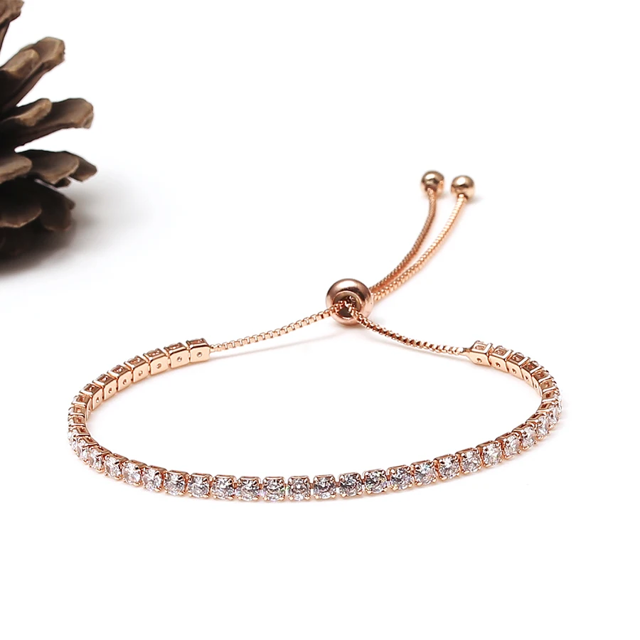DINGLLY 925, модный серебряный, розовый, золотой браслет, цепочка в виде змеи, браслет, браслеты для мужчин и женщин, подарок для влюбленных пар - Окраска металла: JSZ009