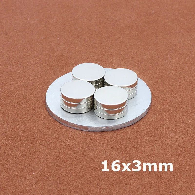 

10Pcs 16 x 3 mm N35 NdFeB Super Strong 16mm x 3 mm Powerful Disc Round Magnet Rare Earth Permanent Neodymium Magnets 16*3 mm