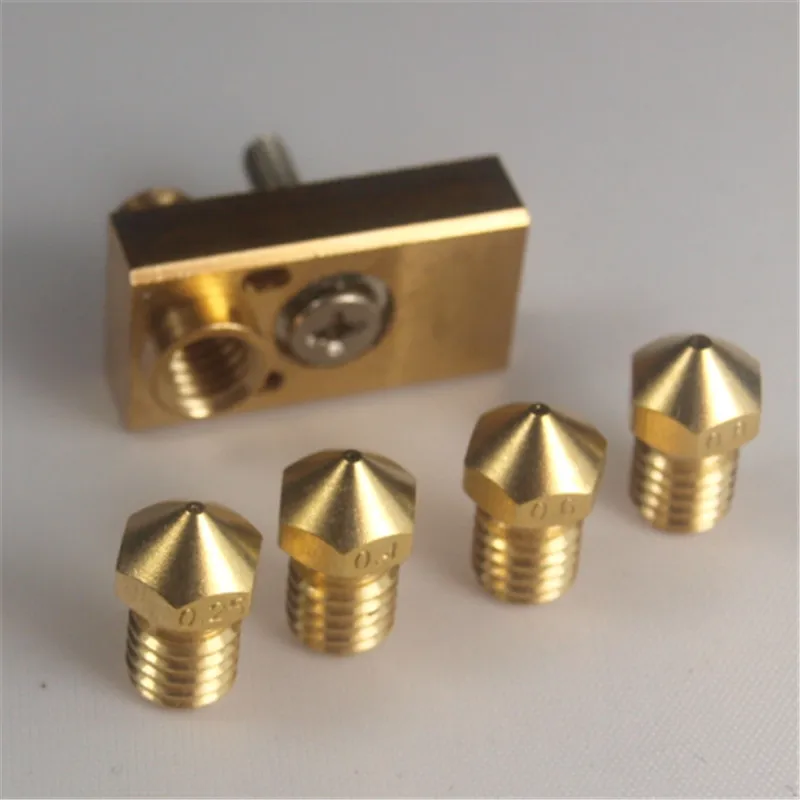 High Quality, Olsson block Kit for 1.75/3.0mm Ultimaker 2 + UM2 Extended 3D printer, Olsson Block Hotend Interchangeable nozzle