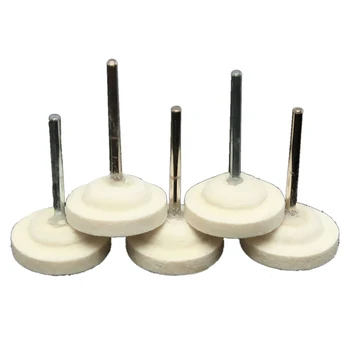 

10Pcs Dia.25mm Felt Polishing Buffing Pads Accessories for Rotary Tools