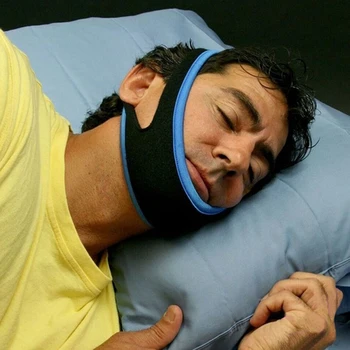 

Brand New Good Effective 1Pc Health Tool Set for TMJ Support Stop Snoring Chin Strap Snore Belt Anti Apnea Jaw Solution Sleep