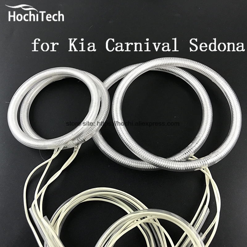Фара HochiTech ccfl с ангельскими глазами белая 6000 К для Kia Carnival Sedona 2006 2007 2008 2009 2010 |