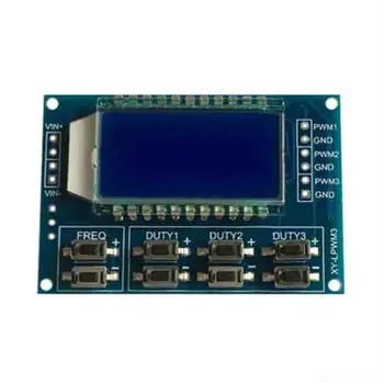 

1Hz-150Khz Signal Generator PWM Pulse Frequency Duty Cycle Adjustable Module LCD Display 3.3V-30V PWM Board Module