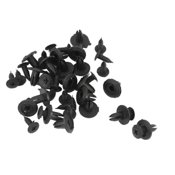 

6mm Hole Door Fixing For Toyota Honda Fender Plastic Decor Fastener clips Accessory Closure Rivets Push pins Hood Durable