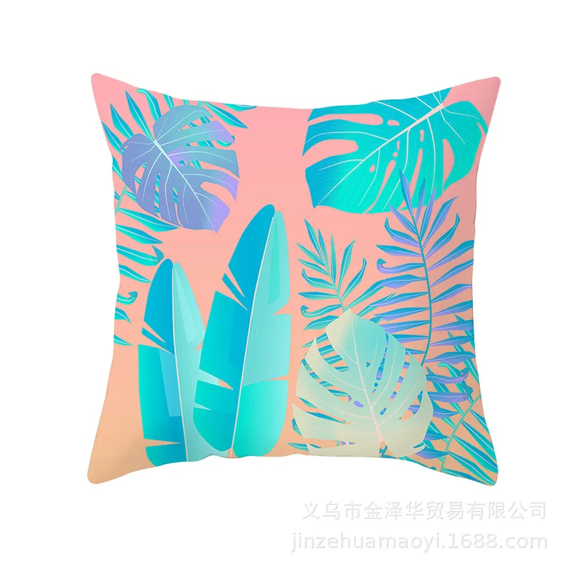 green throw pillow