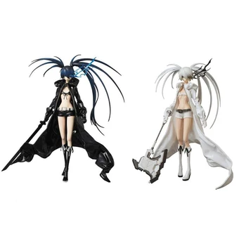 

Black Rock Shooter model anime figrue white Rock Shooter big gun Ver. model figures 12" collectible