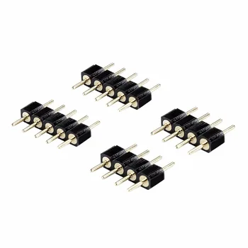 

10Pcs 4PIN 5PIN RGB RGW RGBWW LED strip light Free Welding accessories plugs For 3528 2835 5050 LED Strip lamp