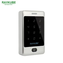 RAYKUBE RFID 125HKz пароль сенсорная клавиатура Водонепроницаемый IPX3 для двери Система контроля доступа R-T03 серебро