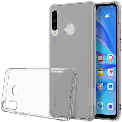 Для huawei P30 Lite чехол TPU чехол NILLKIN природа TPU прозрачный, мягкий чехол для huawei P30 Lite - Цвет: Серый