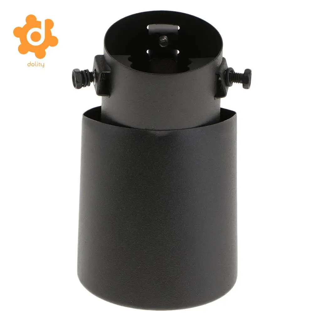 Universal Black Stainless Steel Car Rear Round Exhaust Pipe Tail Muffler Tip