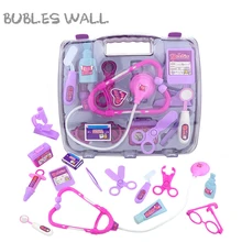 14 шт./компл. игрушка «Доктор» для детей Детский Набор доктора игрушка "Медсестра" Портативный чемодан аптечка Детские обучающие игрушки для детей