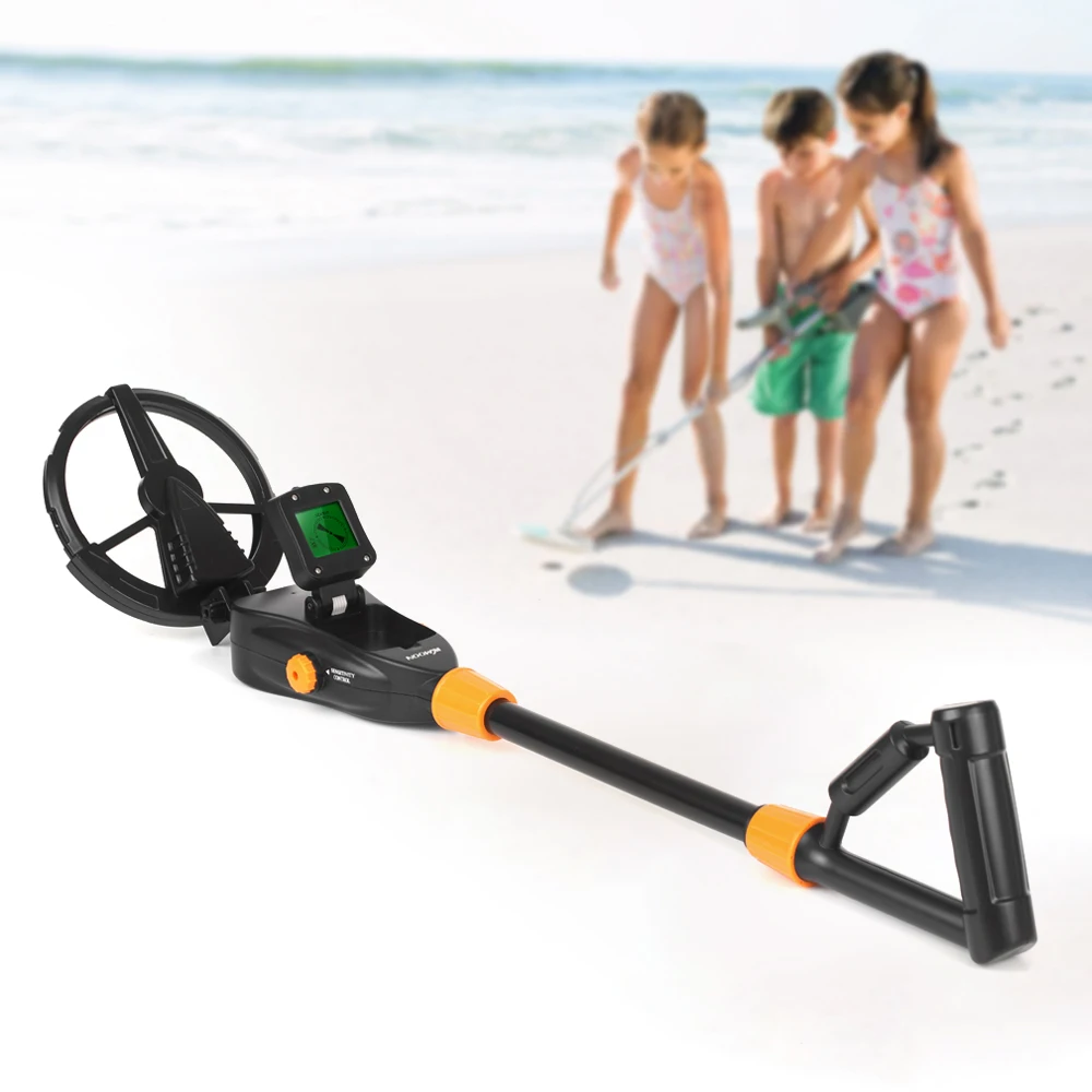 

Children Gold Detector Digger Handheld Metal Detector underground Treasure Hunter Tracker Seeker +Waterproof Search Coil for Kid