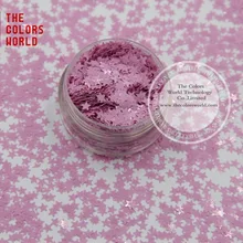 TCH307 3,0 мм Размер устойчив к растворителям мате цвета звезды блески различной формы для лака для ногтей, дизайна ногтей или другого DIY украшения