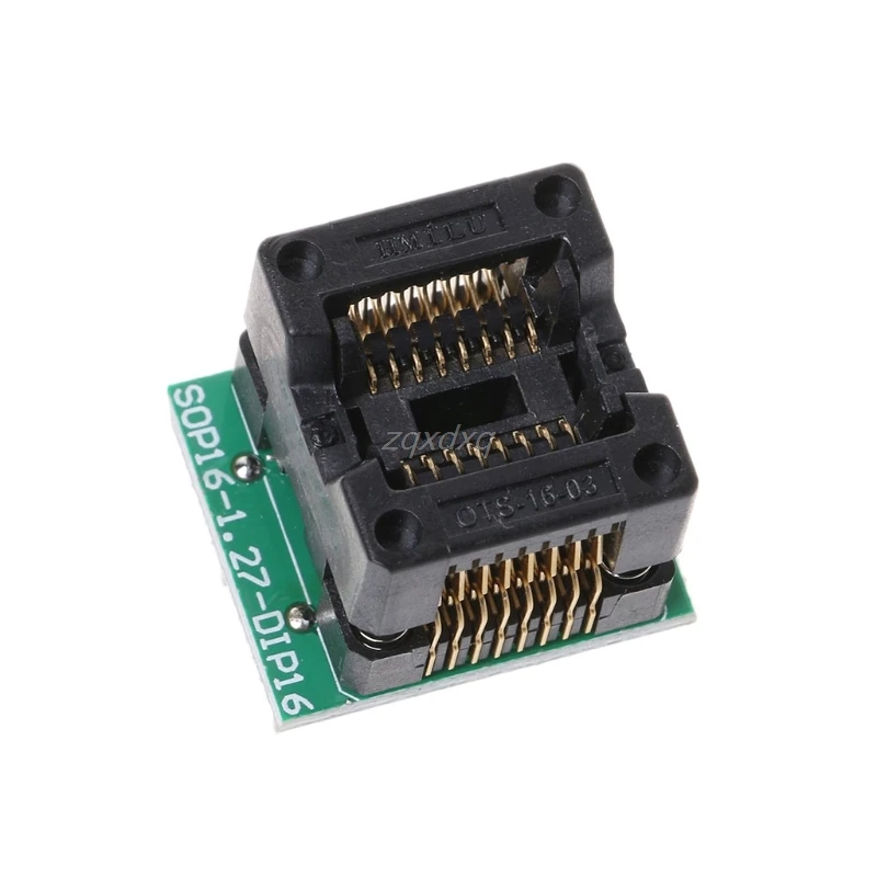 SOP16 к DIP16 поворот SOIC16 IC socket программатор гнездо адаптера 150mil оптовая продажа и