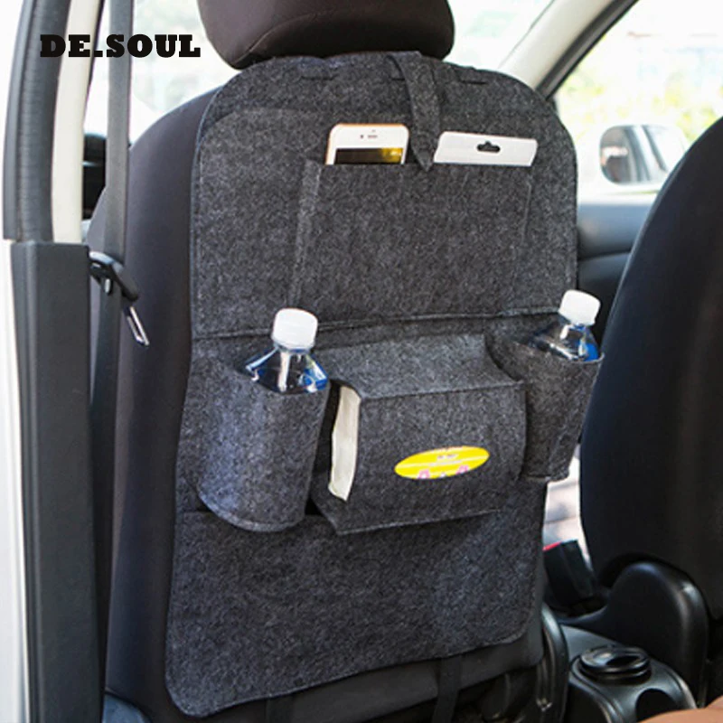 

ED.SOUL Four Seasons Universal Car Organizer Multi-Function Vehicle Backrest Bag Car Hanger Car Accessories Car Seat Storage