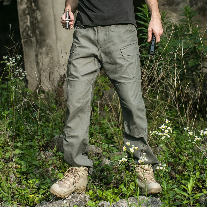 Брендовые мужские тактические брюки, военные, с несколькими карманами, чистый хлопок для мужчин, военные брюки, мужские брюки-карго, тонкие, толстые, походные брюки, S-3XL, BF256