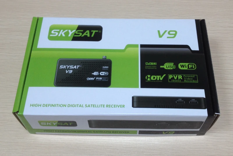 SKYSAT V9 Мини HD спутниковый ресивер Поддержка CCCamd Cline Newcamd Powervu Biss WiFi 3g Youtube мини DVBS2 приемник телеприставка