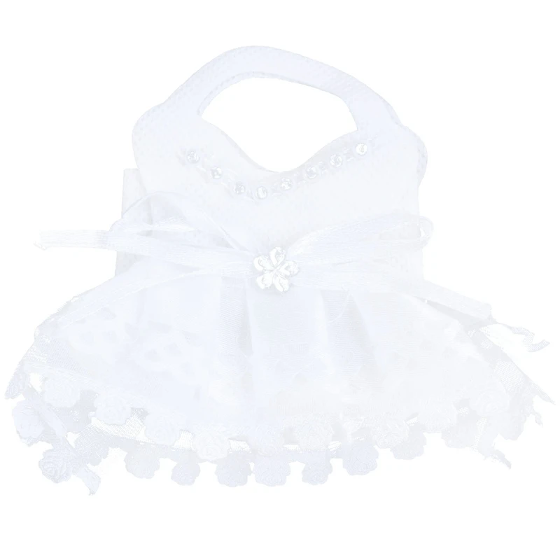 

10pcs Candy bag for wedding dress bapteme