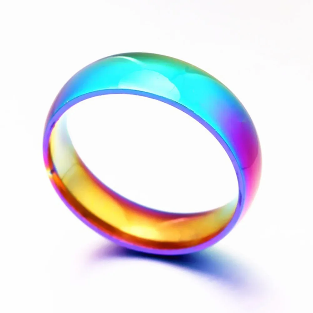 Iridescent Ring | LGBT Multi Color Rings | Free Global Delivery