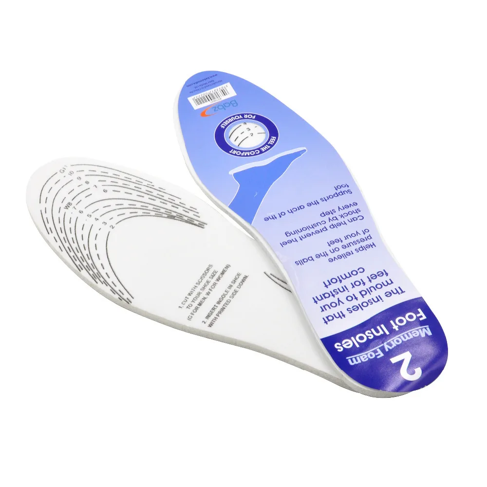Unisex Soft Memory Foam Insoles Shoe Pad Comfort Cushion Feet Heel