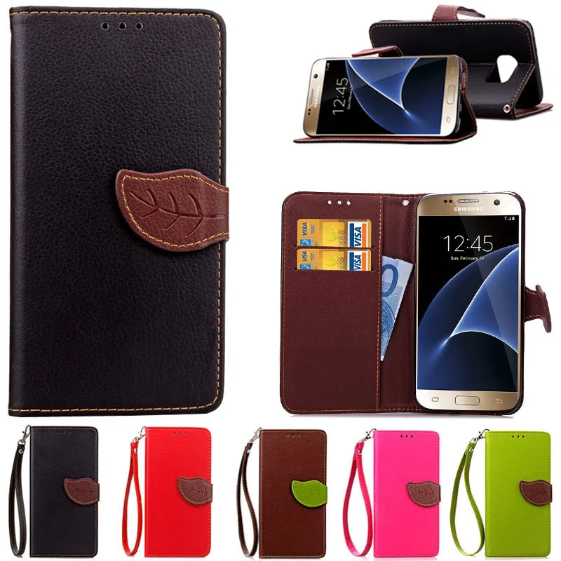 

S7/S7 Edge Case For Samsung galaxy S7 Vintage Wallet Flip Leather Phone Case for Samsung S7 Edge With Card Slots Stand Cover