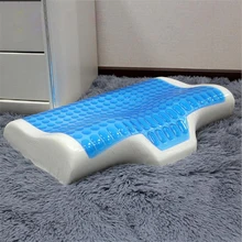 Gel Pillow Butterfly Summer Bed Memory Foam Cooling Coccyx for Tailbone Office Silicone Cervical Non-Slip Orthopedic Beddings non carious cervical lesions