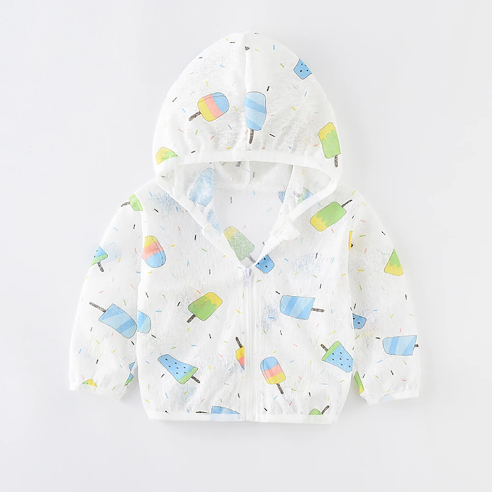 JN18808 Summer Multicolor Boy Girls Sun UV Protection Coat Kids Rash