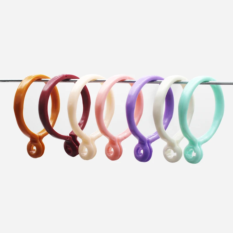 20PCS Practical Plastic curtain rod ring Window Dressing Accessories