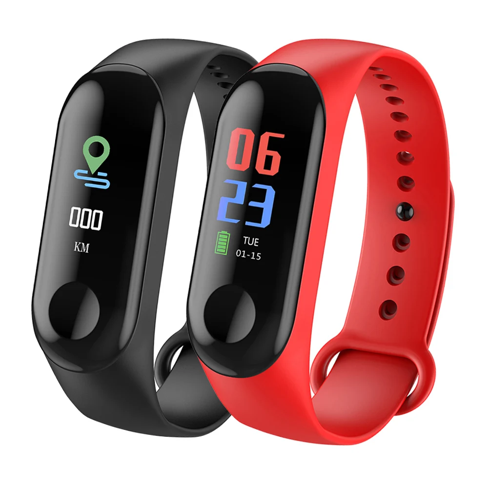 

M3 Plus M3S Fitness Tracker Smart Bracelet IP68 Waterproof Heart Rate Blood Pressure Oxygen Monitor Smart Band For Men Women