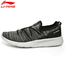 Li-Ning Men’s Stylish Walking Shoes Textile Soft Breathable Sneakers Leisure Support LiNing LiNing Sports Shoes AGLM003 YXB046
