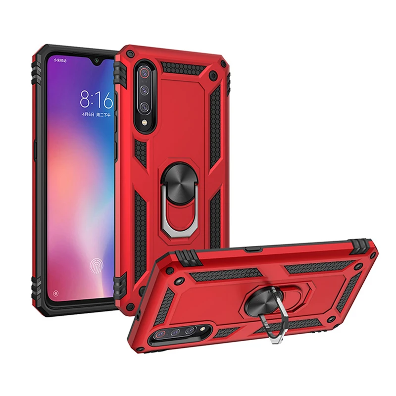 Ударопрочный армированный чехол с подставкой для телефона XIAOMI Mi9 магнитный