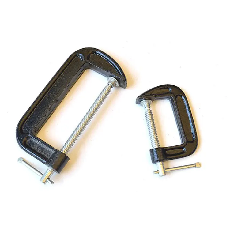Carpenter's C clamp Fixed fixture clip Forged steel rocker clamp woodworking tools Carpenter's C clamp Fixed fixture clip Forged steel rocker clamp woodworking tools