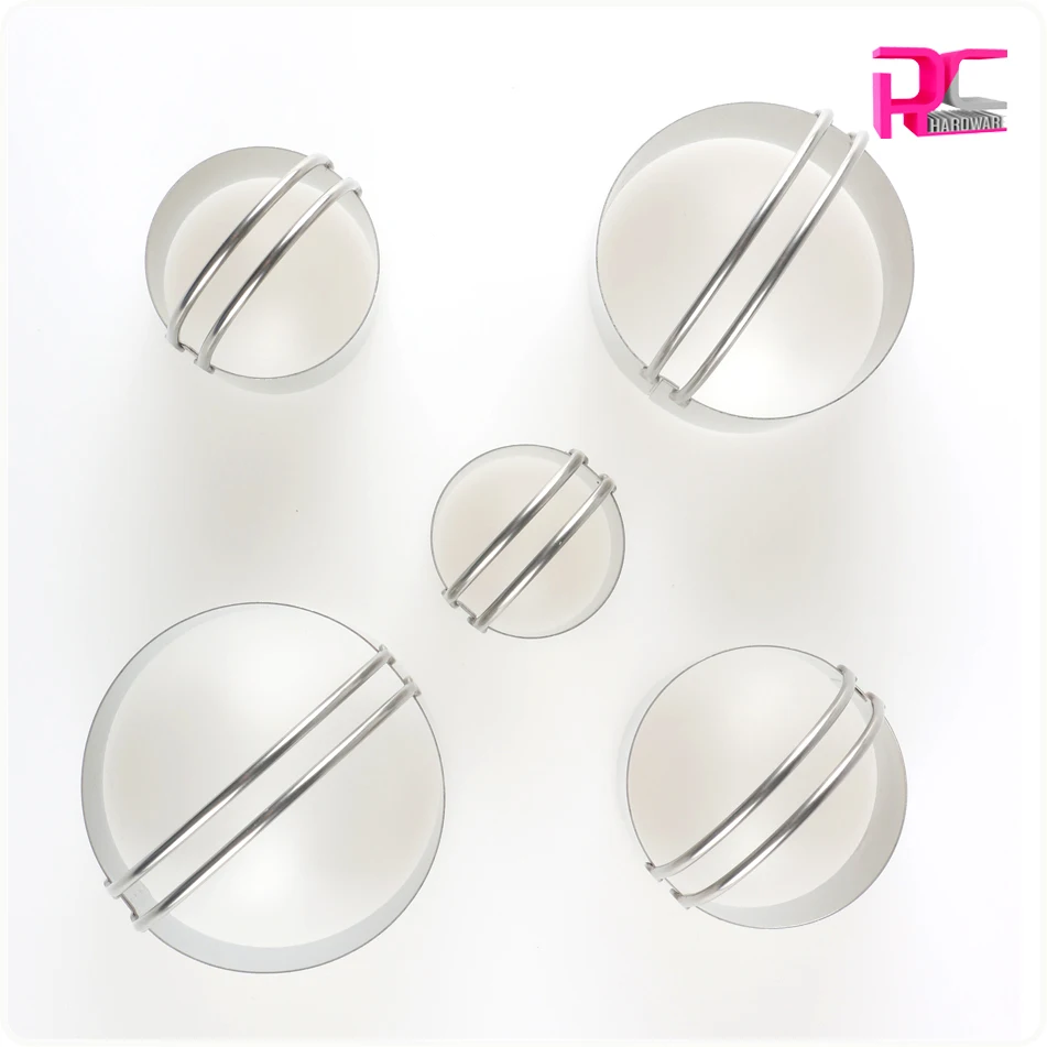 Heavy  Duty  Stainless Steel  Biscuit Cookie Cutter Set of 5 (10)